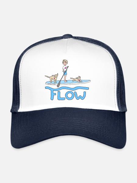 Phil and Paw - Flow - Trucker Cap - Weiß/Navy - Vorne