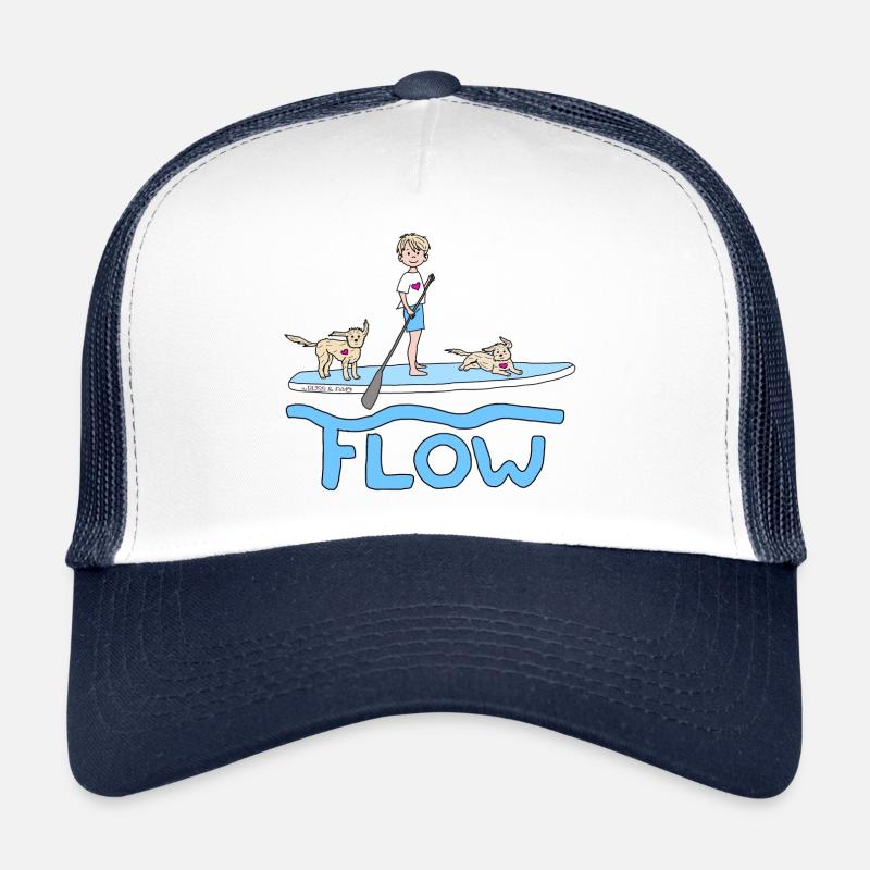 Phil and Paw - Flow - Trucker Cap - Weiß/Navy