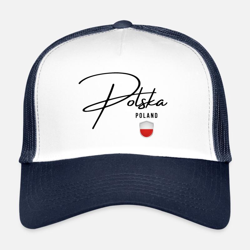 Drapeau de la Pologne, fierté polonaise Casquette trucker 