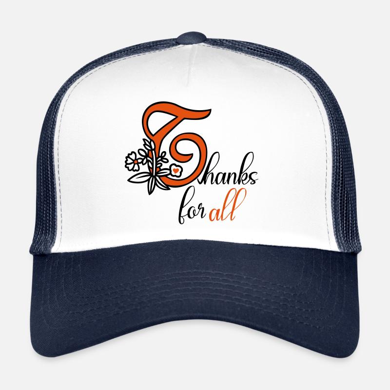 thanks for all, Liebe, danke Trucker Cap