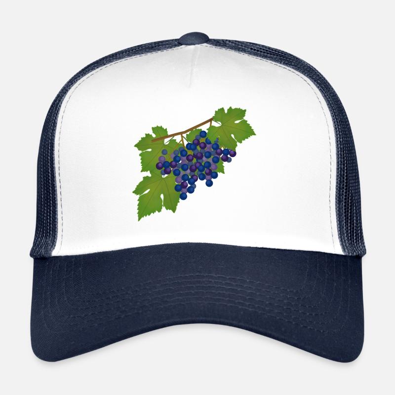 Grapes, vine, autumn, wine Trucker Cap