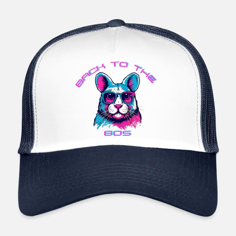 Lässiger Katzen-Return mit Retro-Vibe Trucker Cap