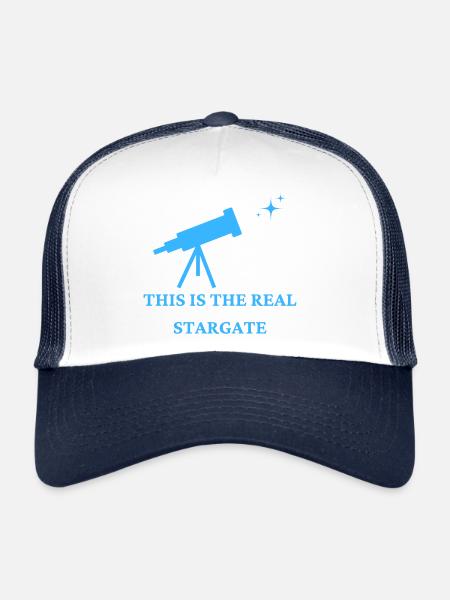 The Real Stargate - Casquette trucker  - blanc/marine - Devant