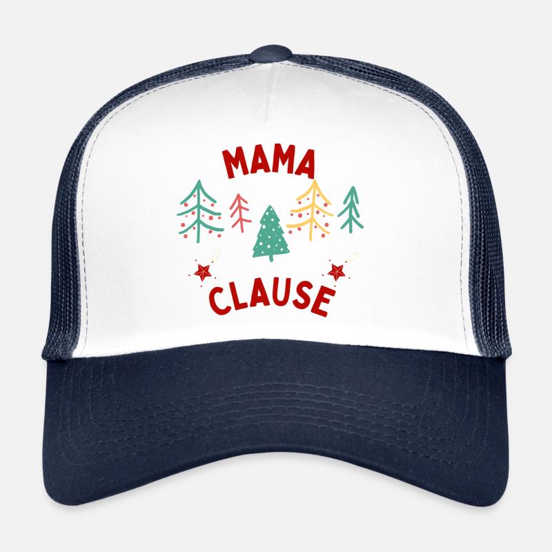 Décoration de Noël avec Maman Noël Casquette trucker 