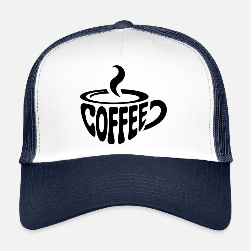 Coffee - Cool Café Logo Casquette trucker 