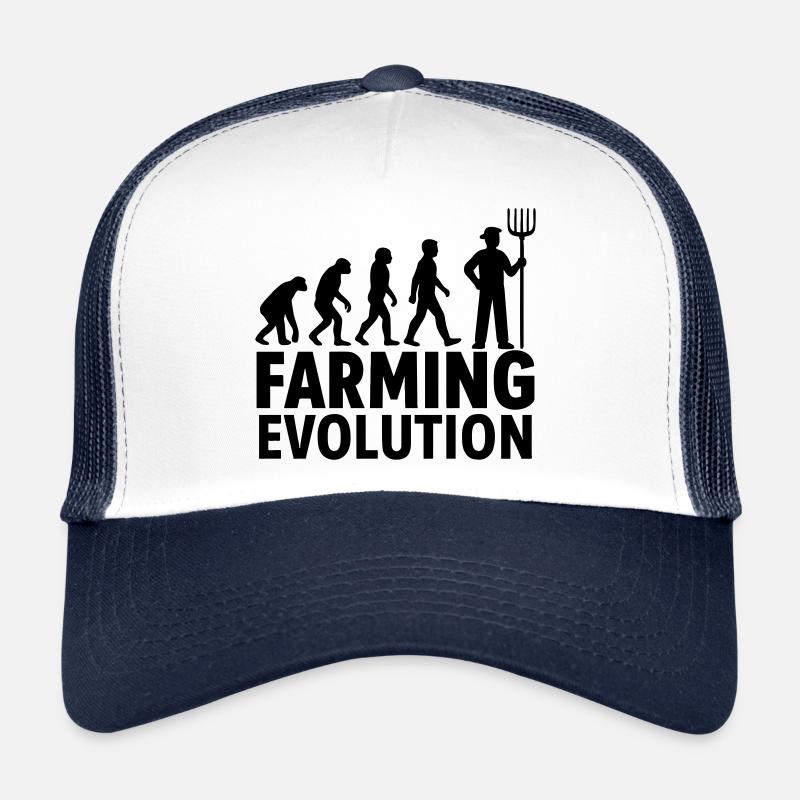 Farming Evolution Agriculture Trucker Cap