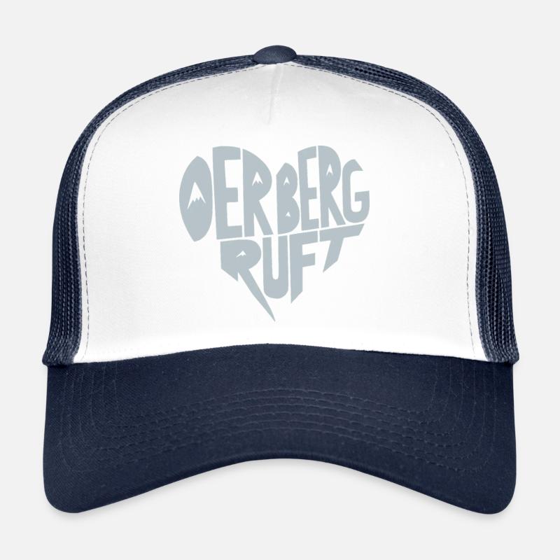 Der Berg ruft Herz Trucker Cap
