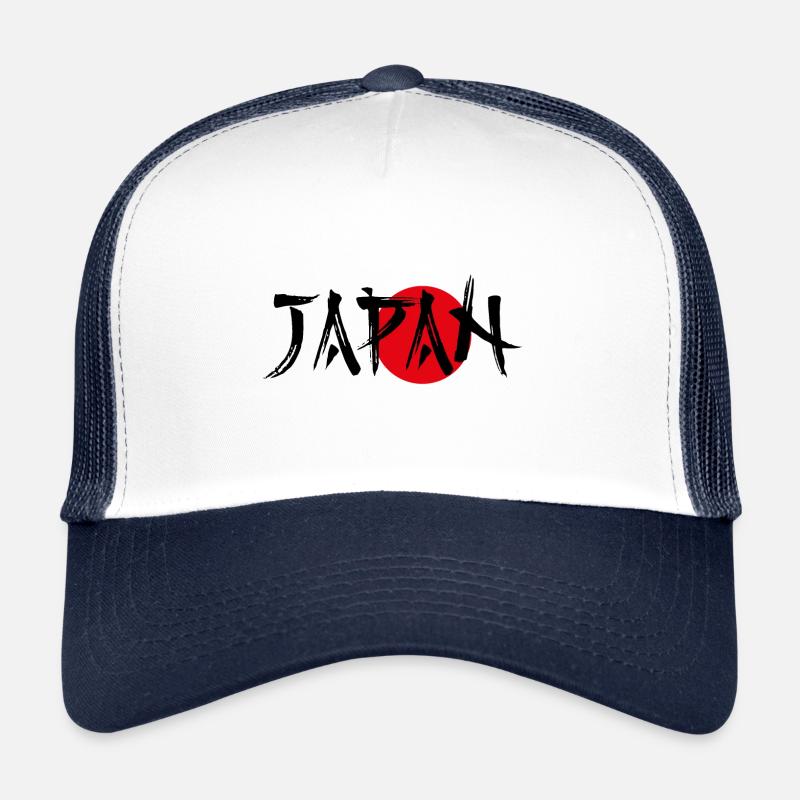 JAPAN - Trucker Cap - Weiß/Navy
