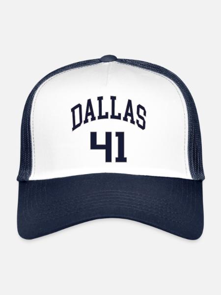 Dallas 41 - Casquette trucker  - blanc/marine - Devant