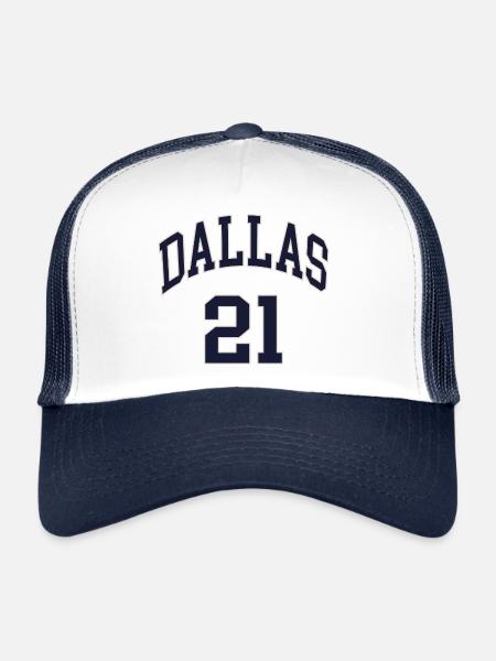 Dallas 21 - Casquette trucker  - blanc/marine - Devant