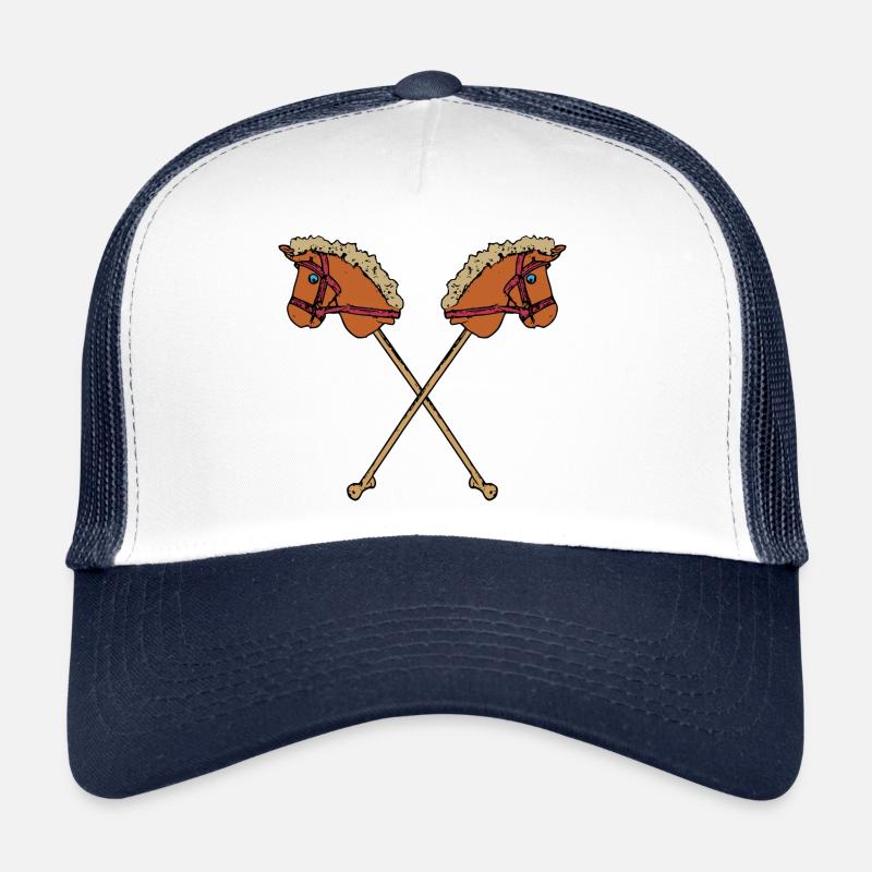 Hobby Horsing double cheval de bataille Casquette trucker 