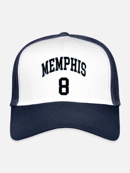 Memphis 8 - Trucker Cap - Weiß/Navy - Vorne