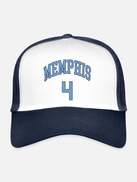 Memphis 4 - Trucker Cap - white/navy - Front