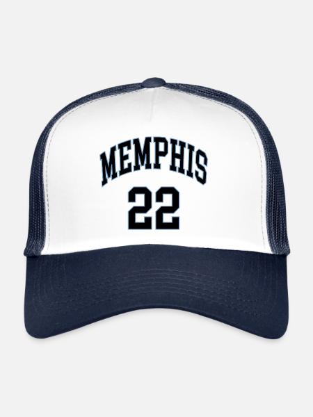 Memphis 22 - Trucker Cap - Weiß/Navy - Vorne