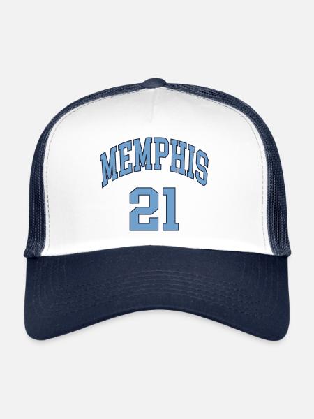 Memphis 21 - Trucker Cap - Weiß/Navy - Vorne