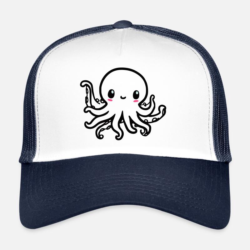 Mignon poulpe Kawaii Casquette trucker 