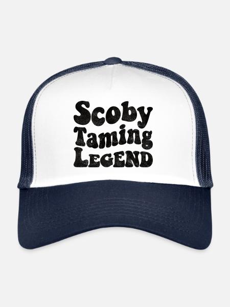 Légende de l’apprivoisement de Scoby - Casquette trucker  - blanc/marine - Devant