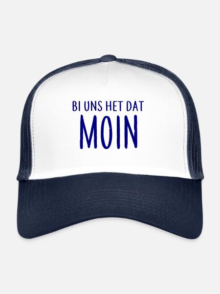 Bi us het dat MOIN - North Sea Baltic Coast North - Trucker Cap - white/navy - Front