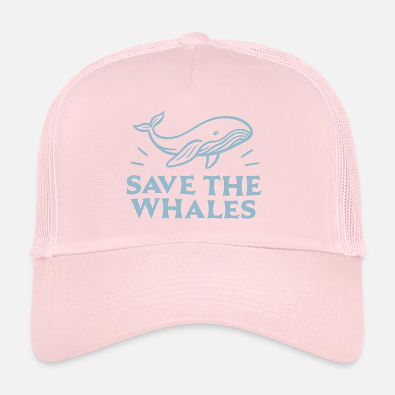 Sauver les baleines animaux marins Casquette trucker 
