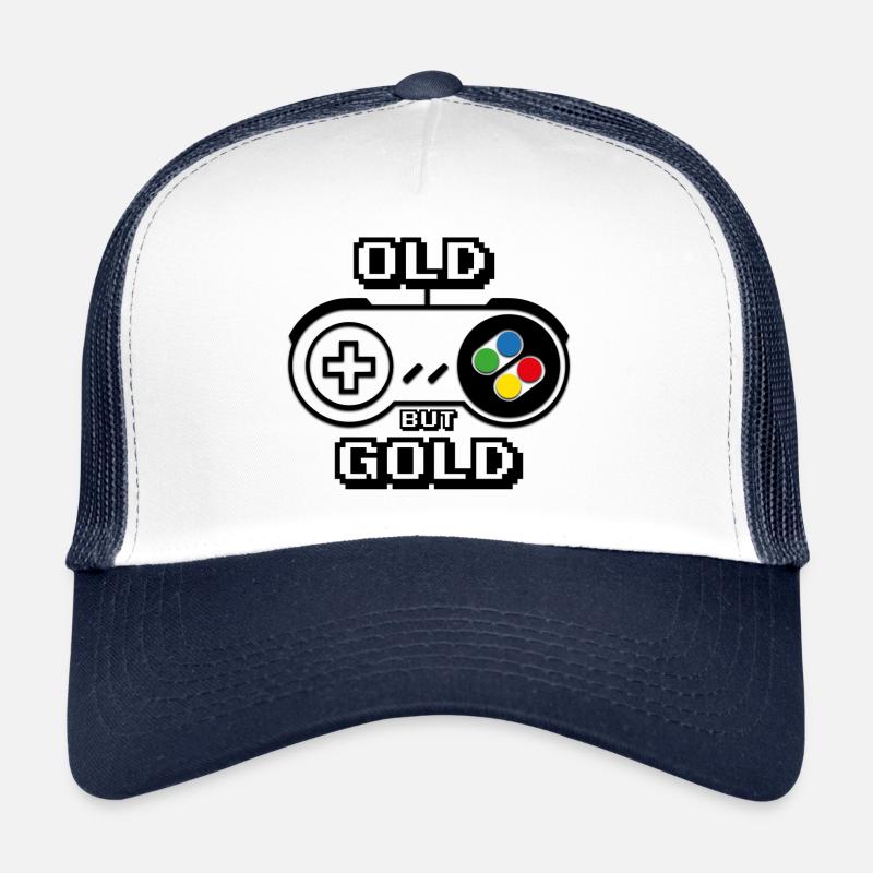 OLD BUT GOLD - Trucker Cap - Weiß/Navy