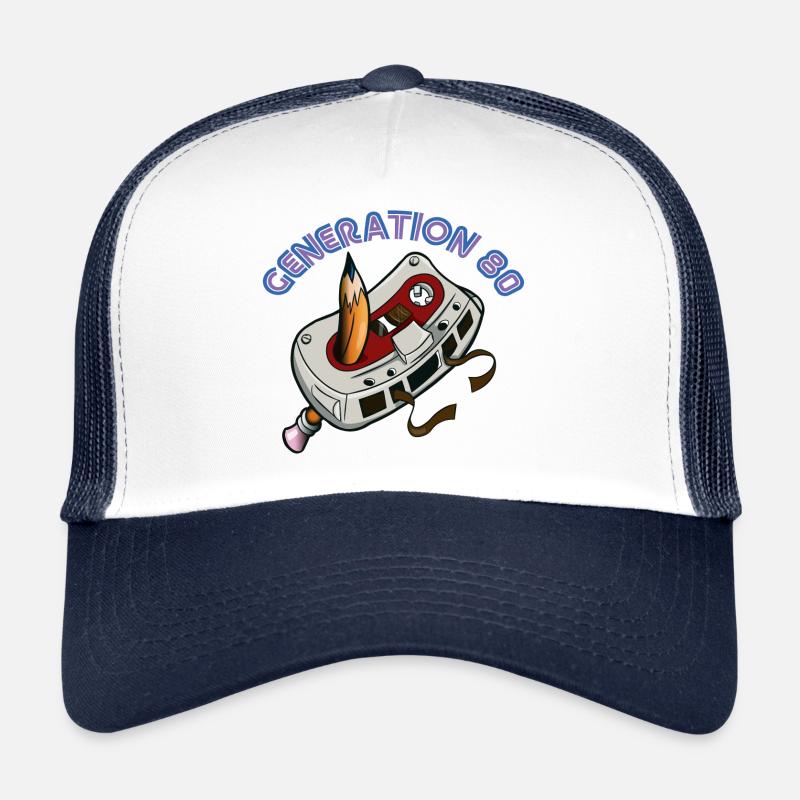 gen80 - Trucker Cap - white/navy