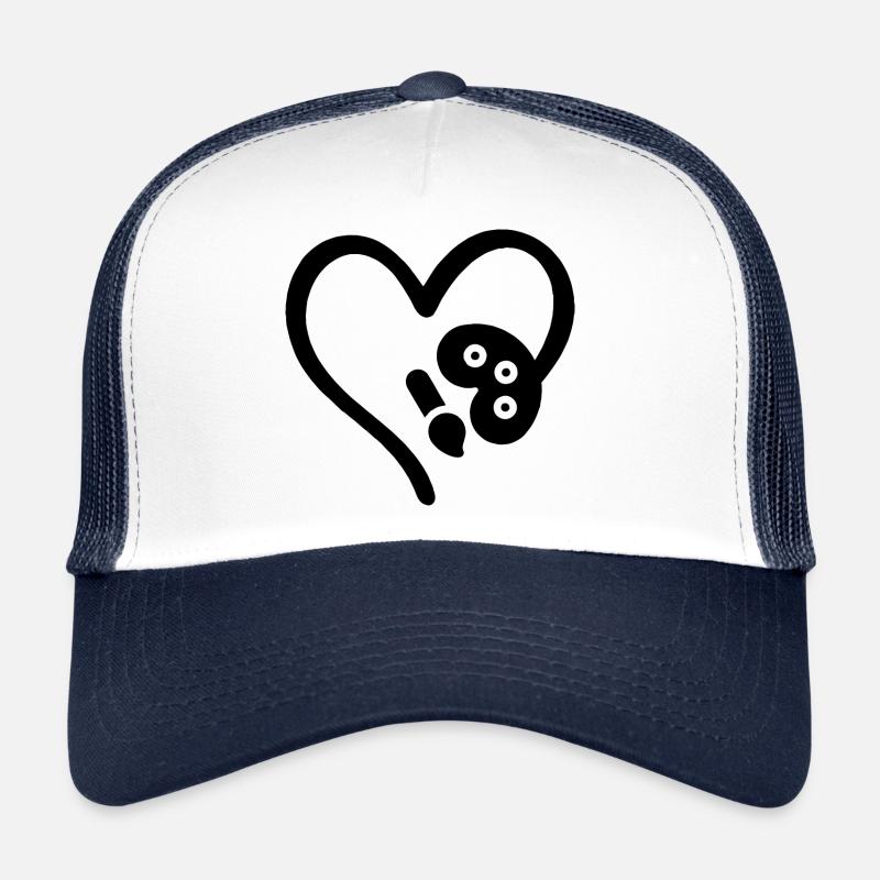 Painter Heart Art Lovers Trucker Cap