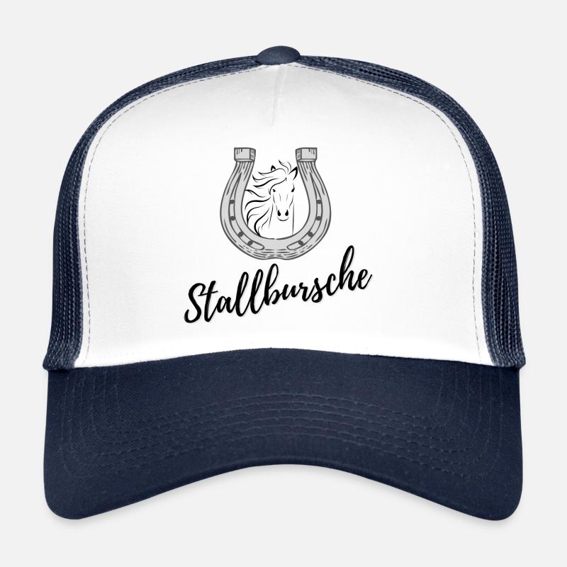 Stallbursche - Trucker Cap - Weiß/Navy