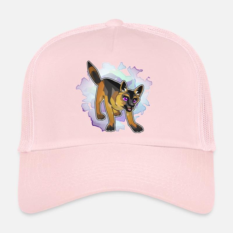 Schäferhund mit Hintergrund Trucker Cap