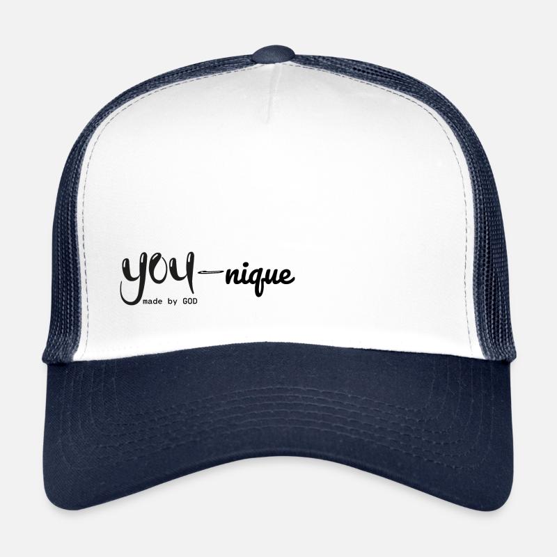 Unique - Trucker Cap - Weiß/Navy