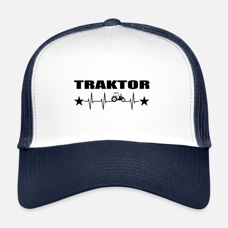 Traktor - Trucker Cap - Weiß/Navy