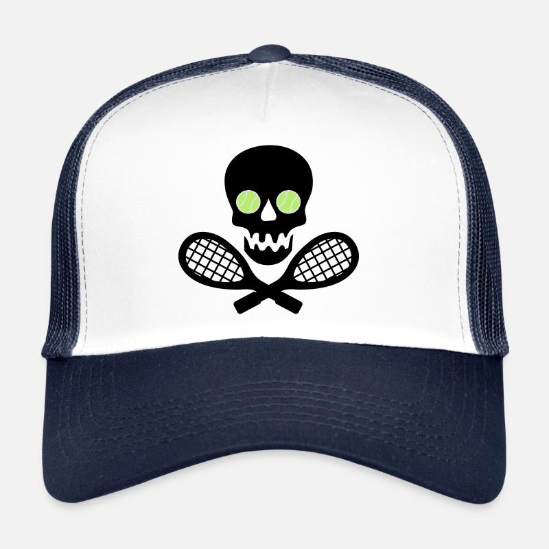 tennis - Casquette trucker  - blanc/marine