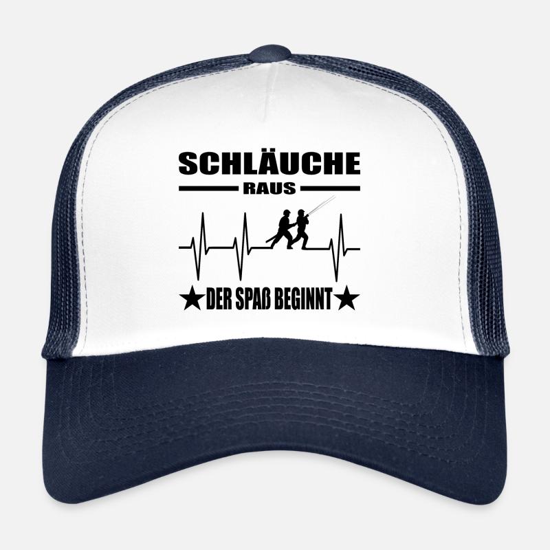 Feuerwehr - Trucker Cap - Weiß/Navy