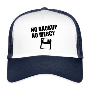 Sauvegarde - Casquette trucker  - blanc/marine - Devant