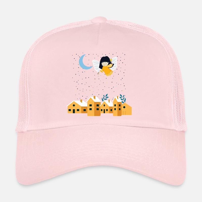 Noël et les anges - Noël et Angle Casquette trucker 