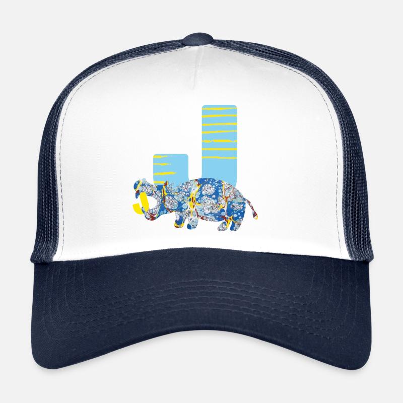 hippopotames e 205 j Casquette trucker