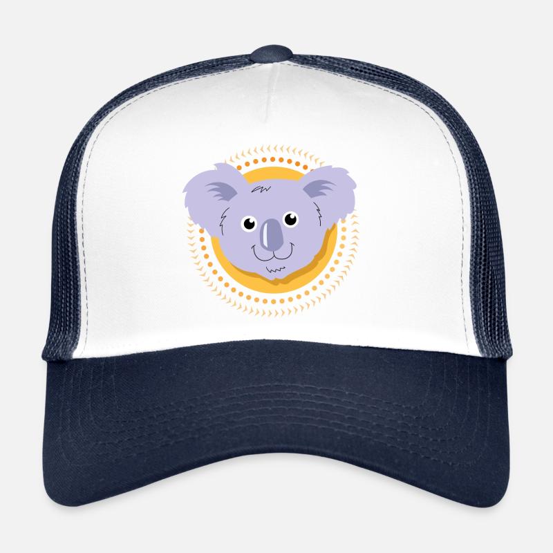 Kleiner Koala - Trucker Cap - Weiß/Navy