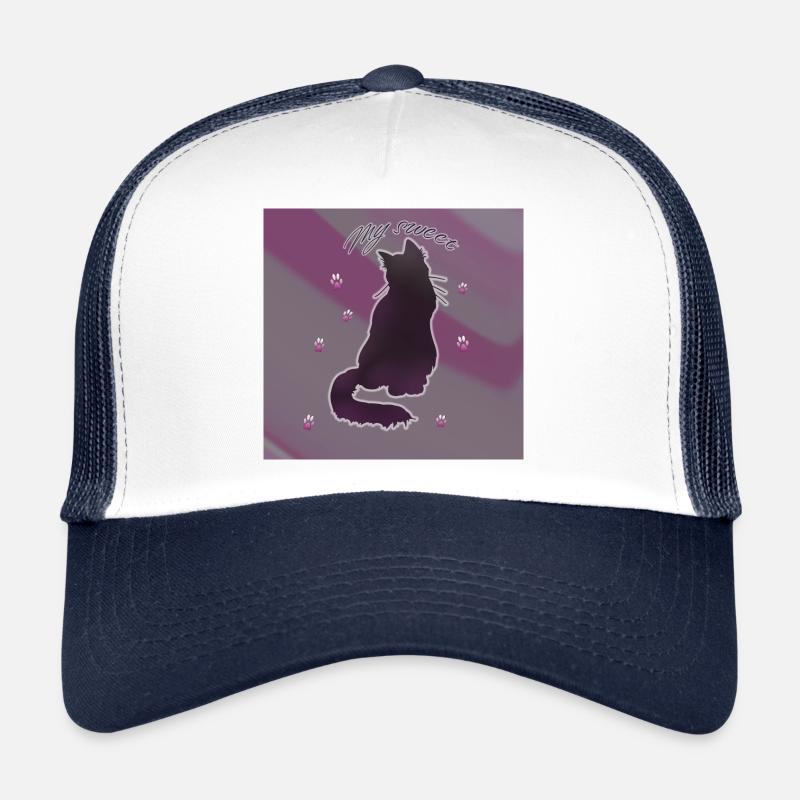 Mon doux chat Casquette trucker 