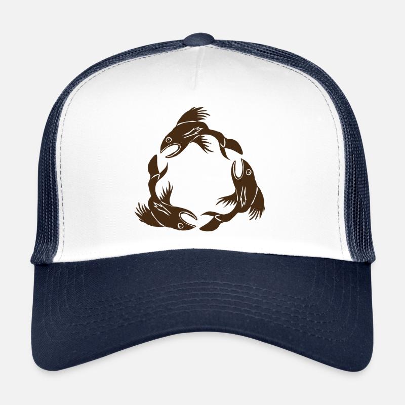 trois poissons Casquette trucker 