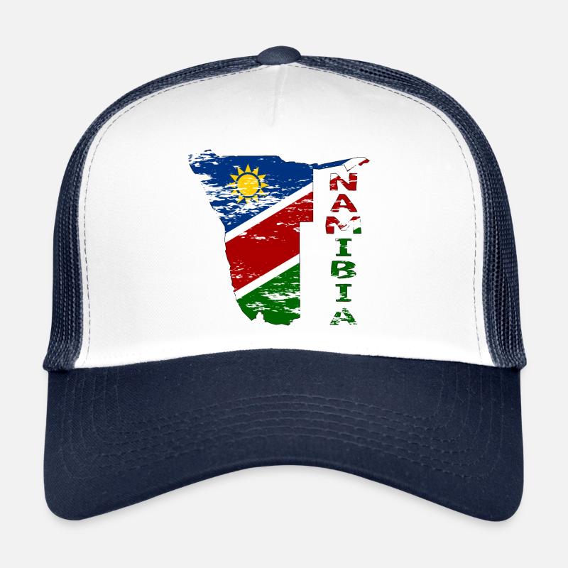 Namibia Map Flag used Trucker Cap
