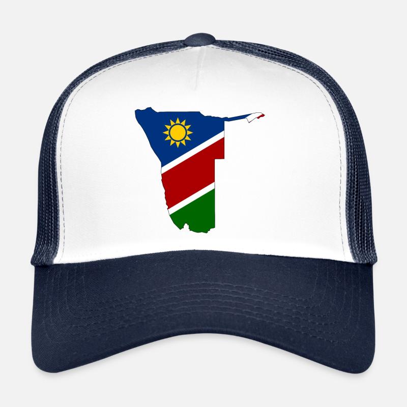 Carte du drapeau de la Namibie Casquette trucker 