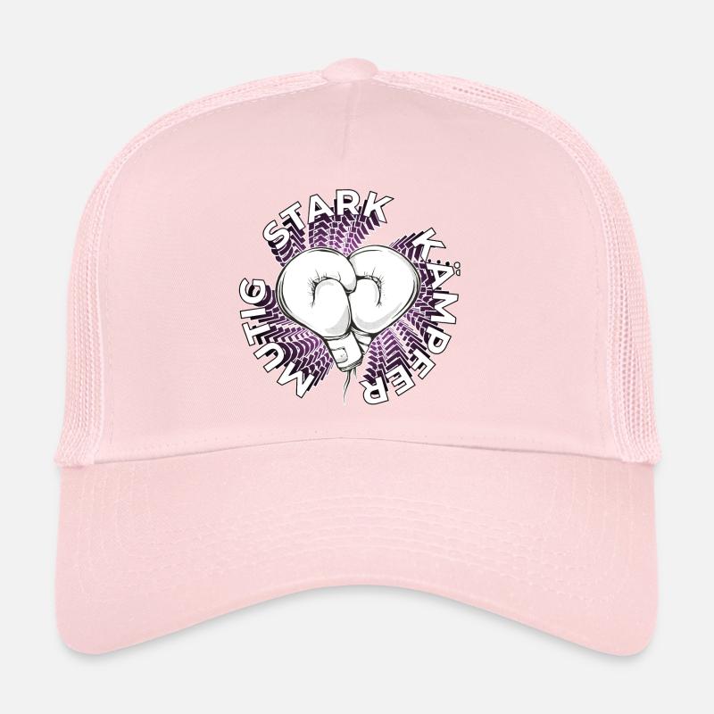 Kämpfer - mutig - stark - Herz - Boxhandschuhe Trucker Cap
