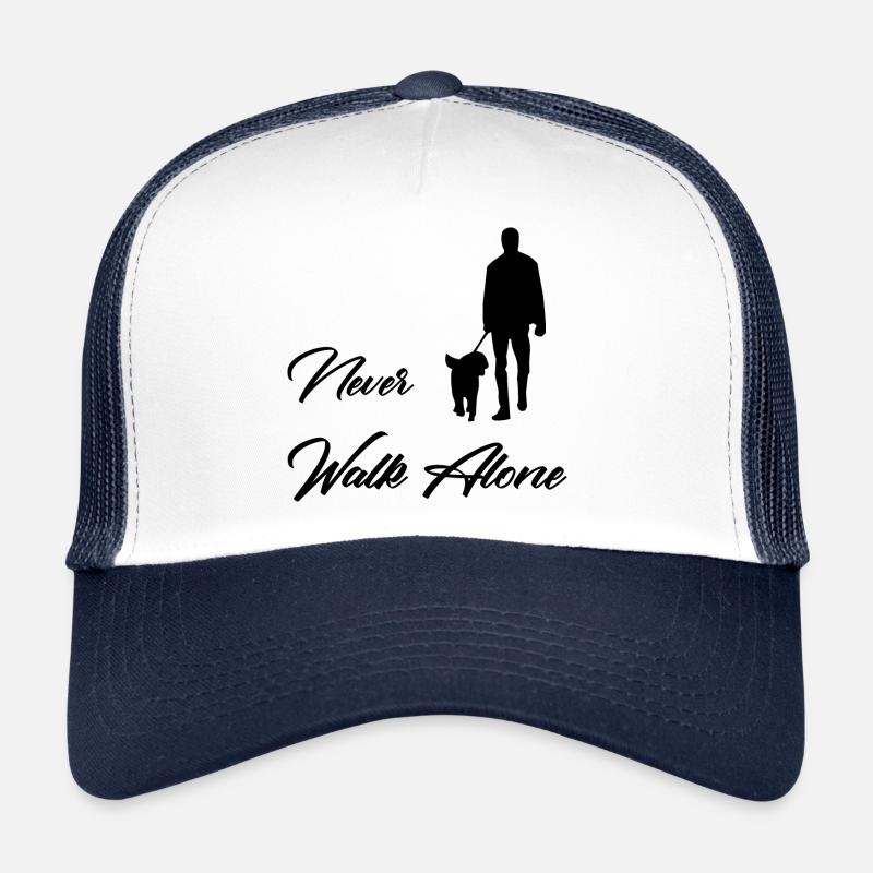 Hund - Trucker Cap - Weiß/Navy
