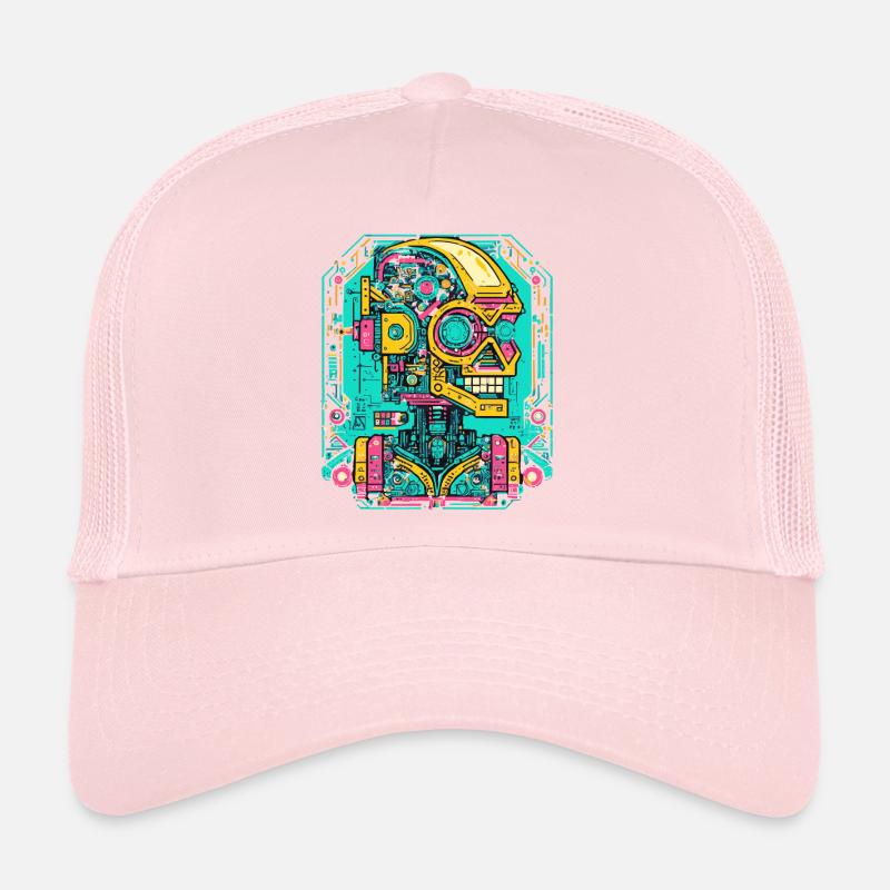 AI Robot Cyberpunk Trucker Cap