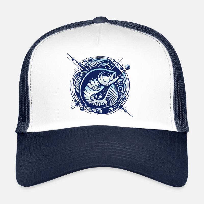 Frogfish with water bubbles design Trucker Cap