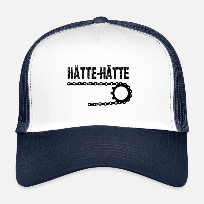 Hätte Hätte Fahrradkette - Trucker Cap - Weiß/Navy
