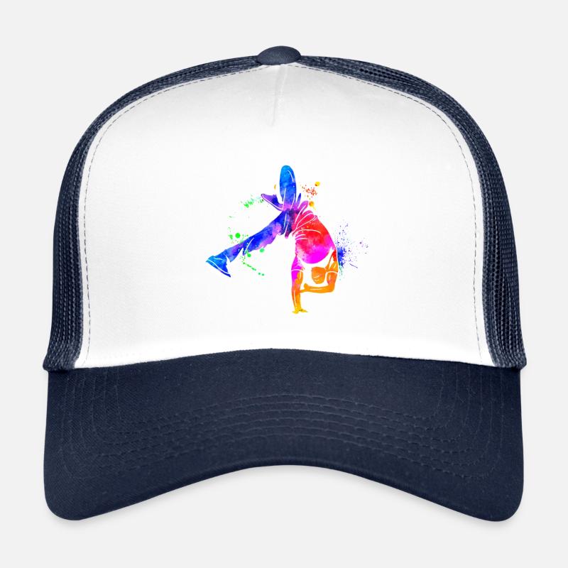 Break Dancer Hip Hop - Trucker Cap - Weiß/Navy
