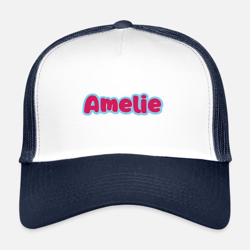 Amelie nom prénom Casquette trucker 