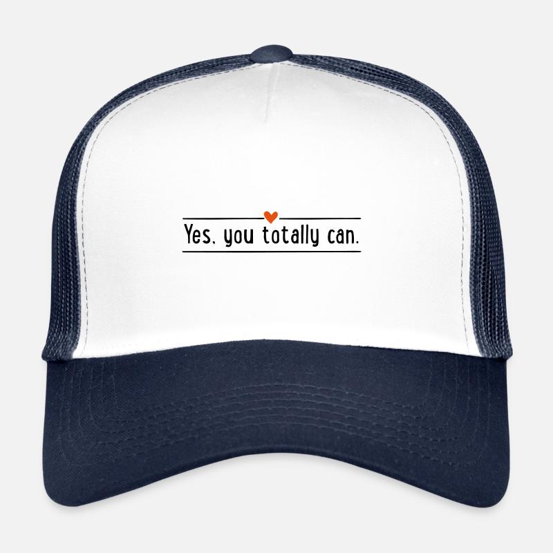 Yes, you totally can Casquette trucker 