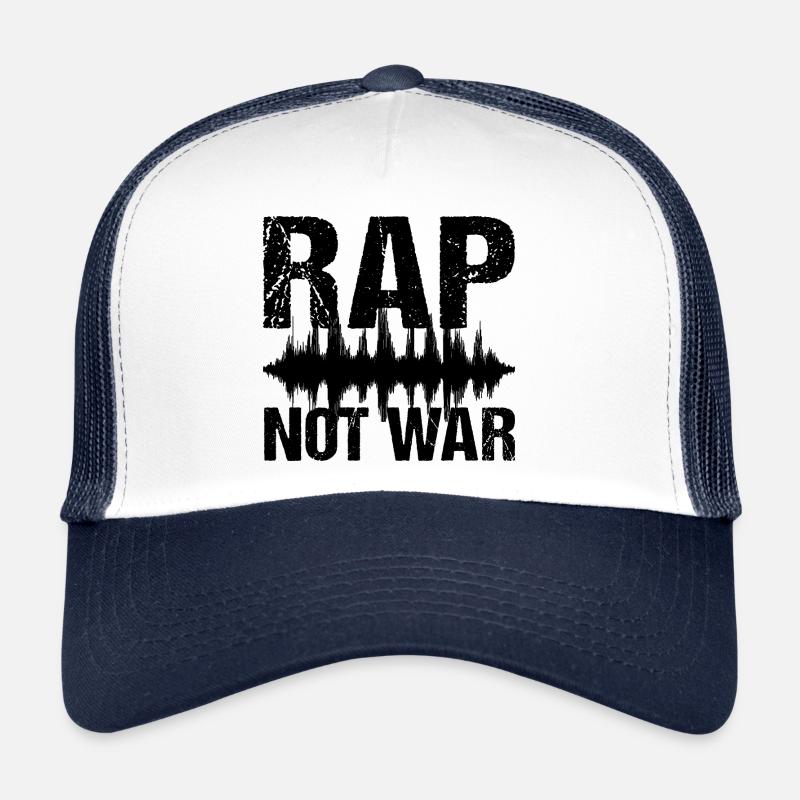 Rap Not War Peace Hip Hop Music Rap Trucker Cap