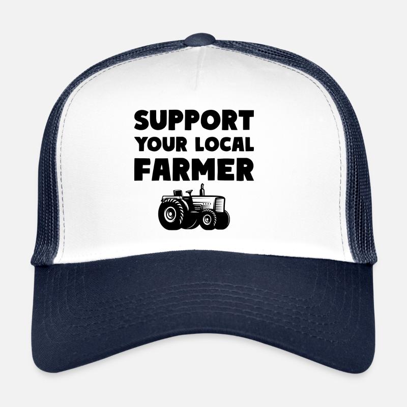 Support Your Local Farmer Agriculture Trucker Cap